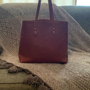 Whipping Post Vintage Tote Bag (Brown/Red)